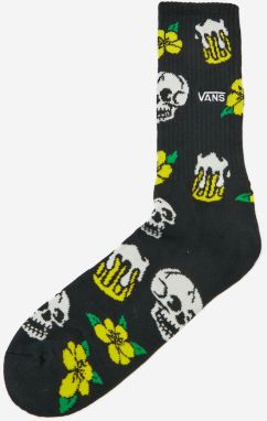 Čierne vzorované ponožky VANS Happy Trails