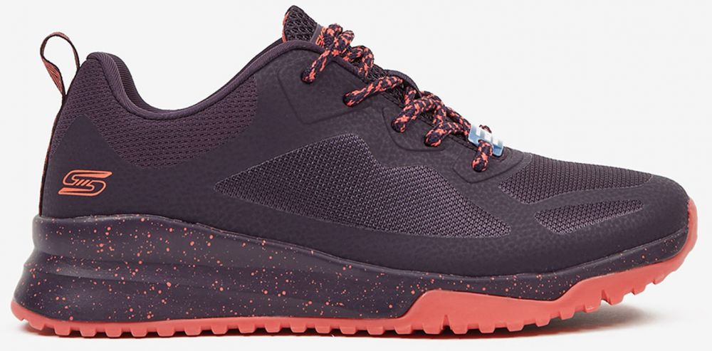 Tmavo fialové dámske tenisky Skechers