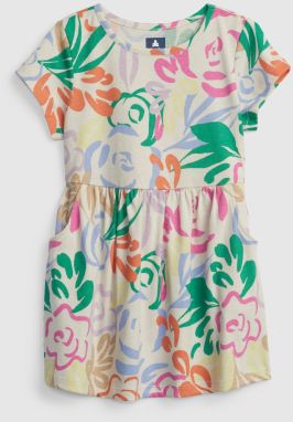 Farebné dievčenské šaty šaty oganic kvetinové