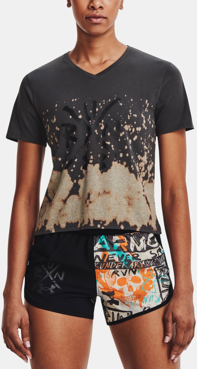 Tričko Under Armour UA Destroy All Miles SS-GRY
