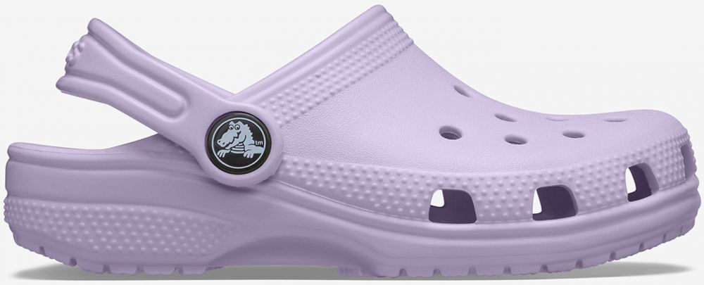 Svetlo fialové dievčenské papuče Crocs