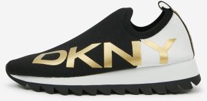 Espadrilky, slip on pre ženy DKNY - čierna, biela