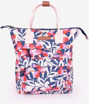 Svetloružový dámsky kvetinový batoh/taška Brakeburn