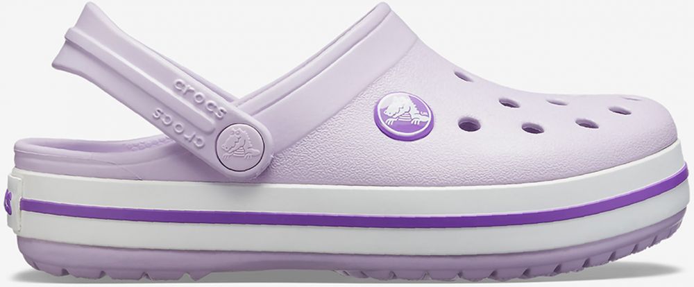 Svetlo fialové dievčenské papuče Crocs