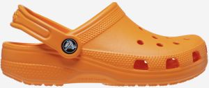 Oranžové detské papuče Crocs