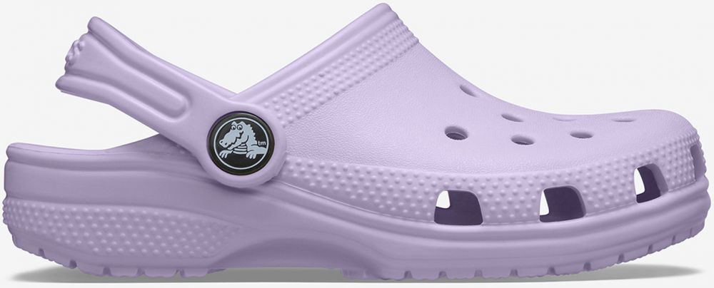 Svetlo fialové dievčenské papuče Crocs