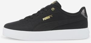 Čierne tenisky Puma Skye Clean Raw Metallic pre ženy