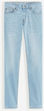 Svetlomodré pánske slim fit džínsy Celio Length