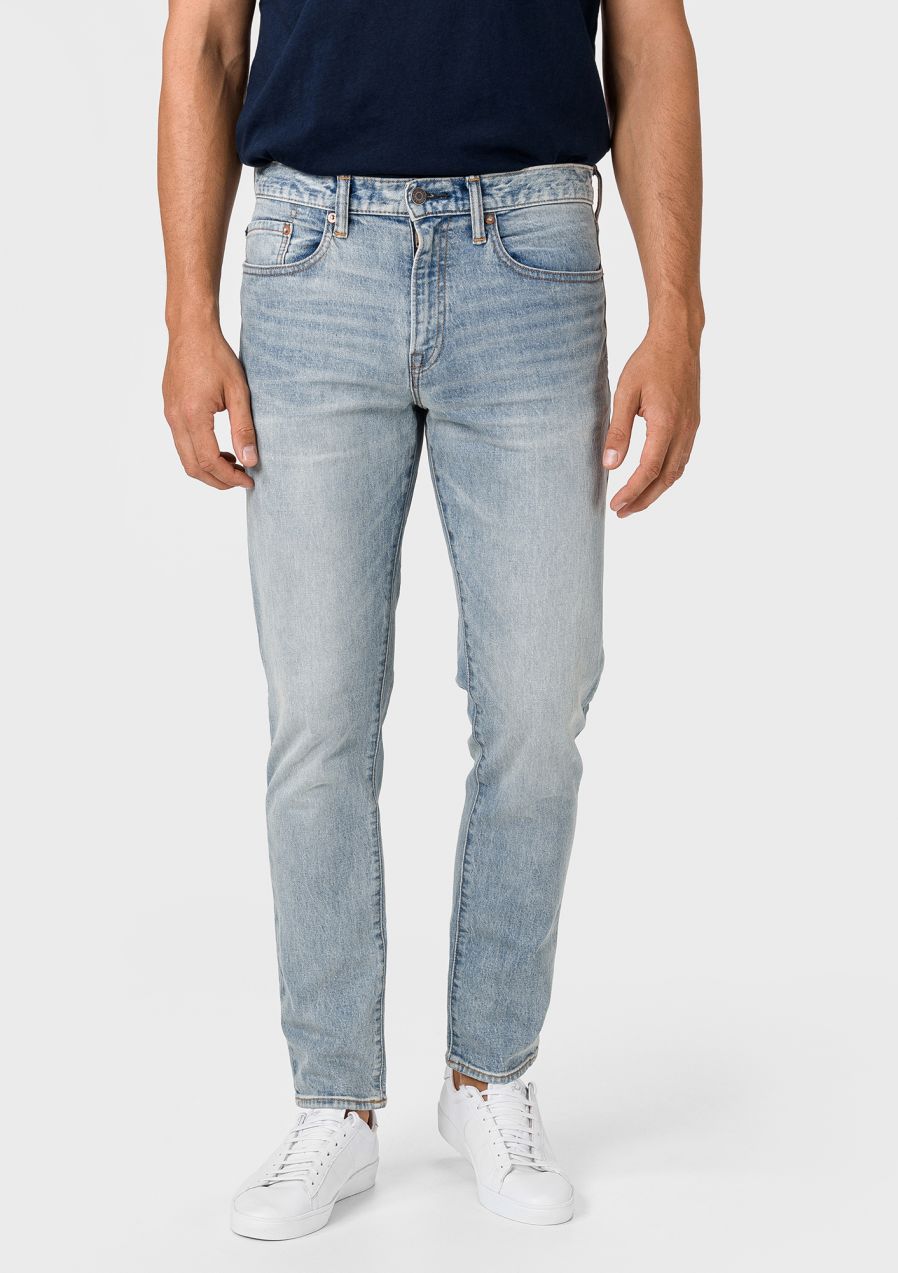 GAP modré pánske džínsy Slim