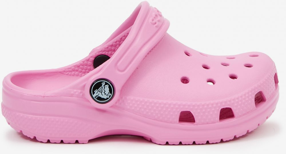 Ružové dievčenské papuče Crocs