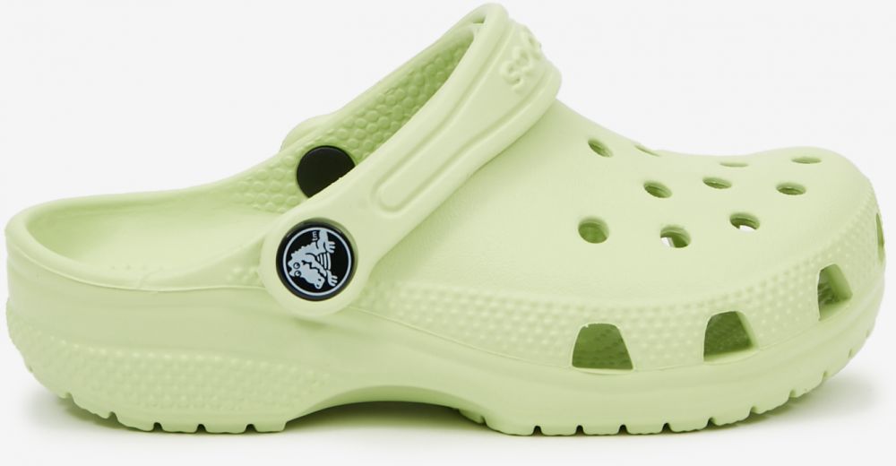 Svetlozelené detské papuče Crocs