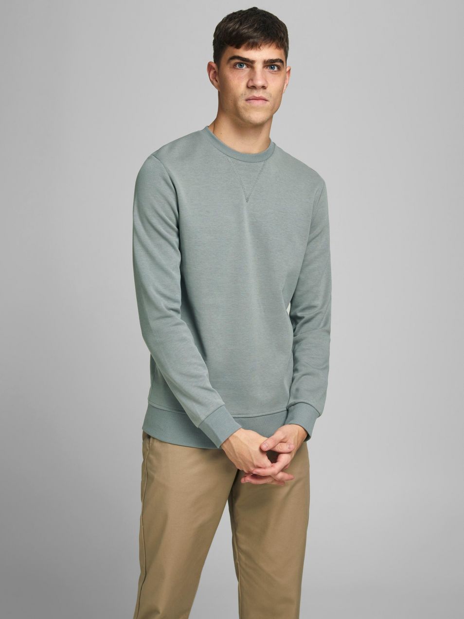 Svetlozelená basic mikina Jack & Jones Basic
