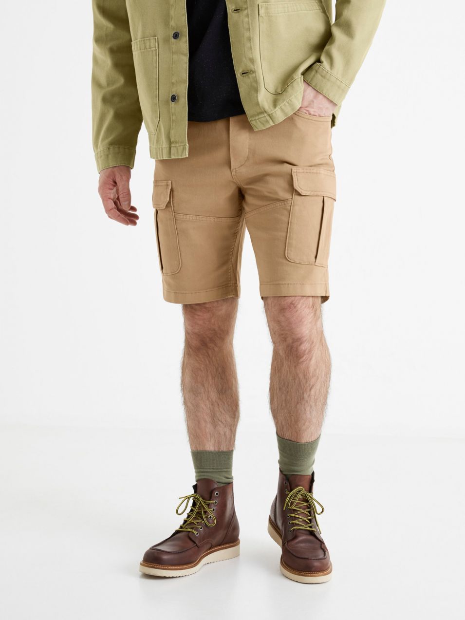 Bavlnené cargo šortky Bolookbm Celio