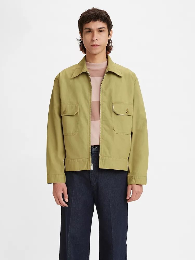 Ľahké bundy pre mužov Levi's® - svetlozelená