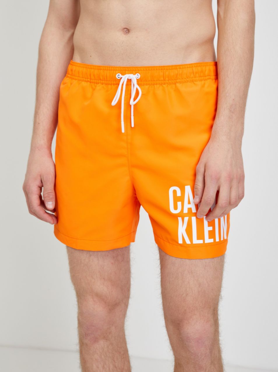 Oranžové pánske plavky Calvin Klein