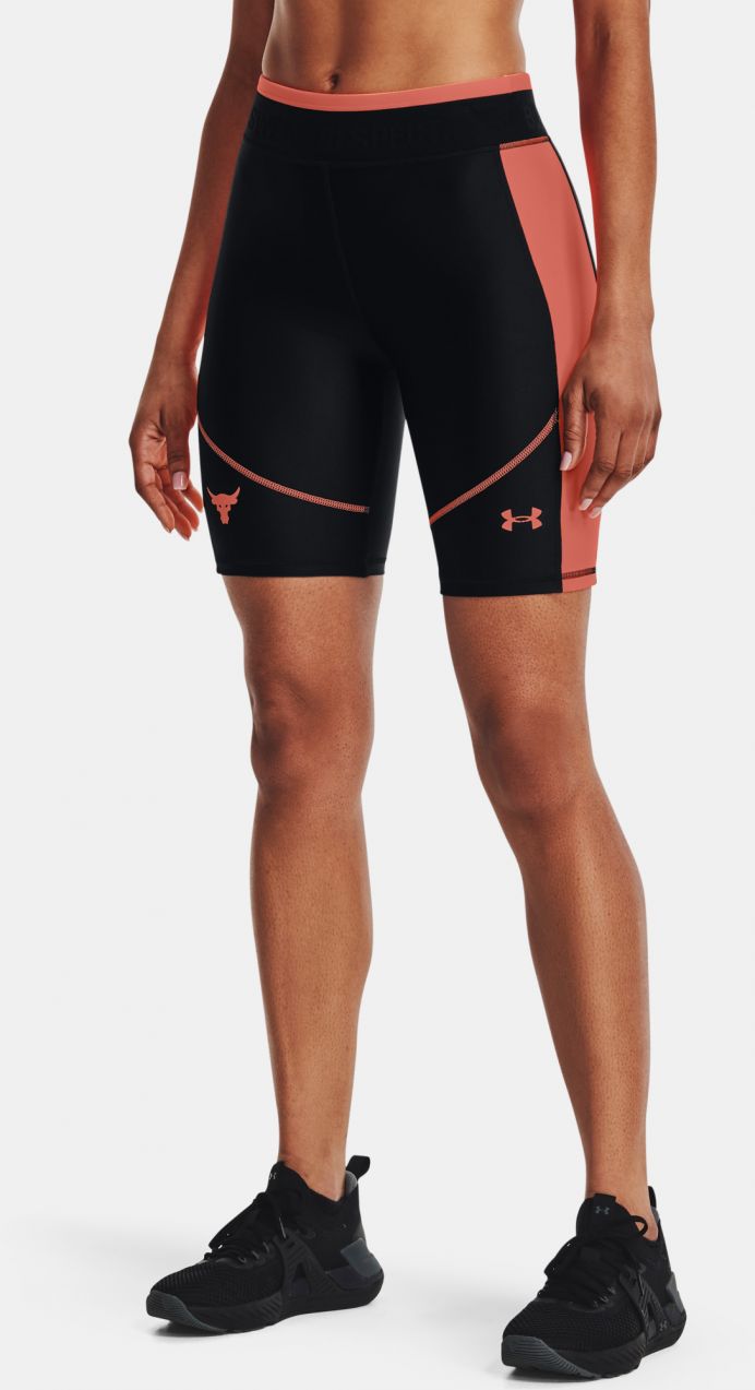 Čierne dámske šortky Under Armour UA Project Rock HG Bike Short