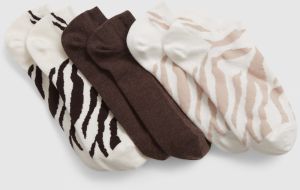 Spodná bielizeň - Letné nízke ponožky, 3 páry Farebné