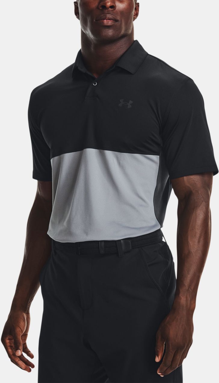 Tričko Under Armour UA Performance Blocked Polo - čierne