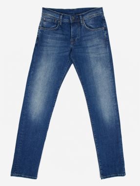 Tmavomodré pánske slim fit džínsy Pepe Jeans Cane