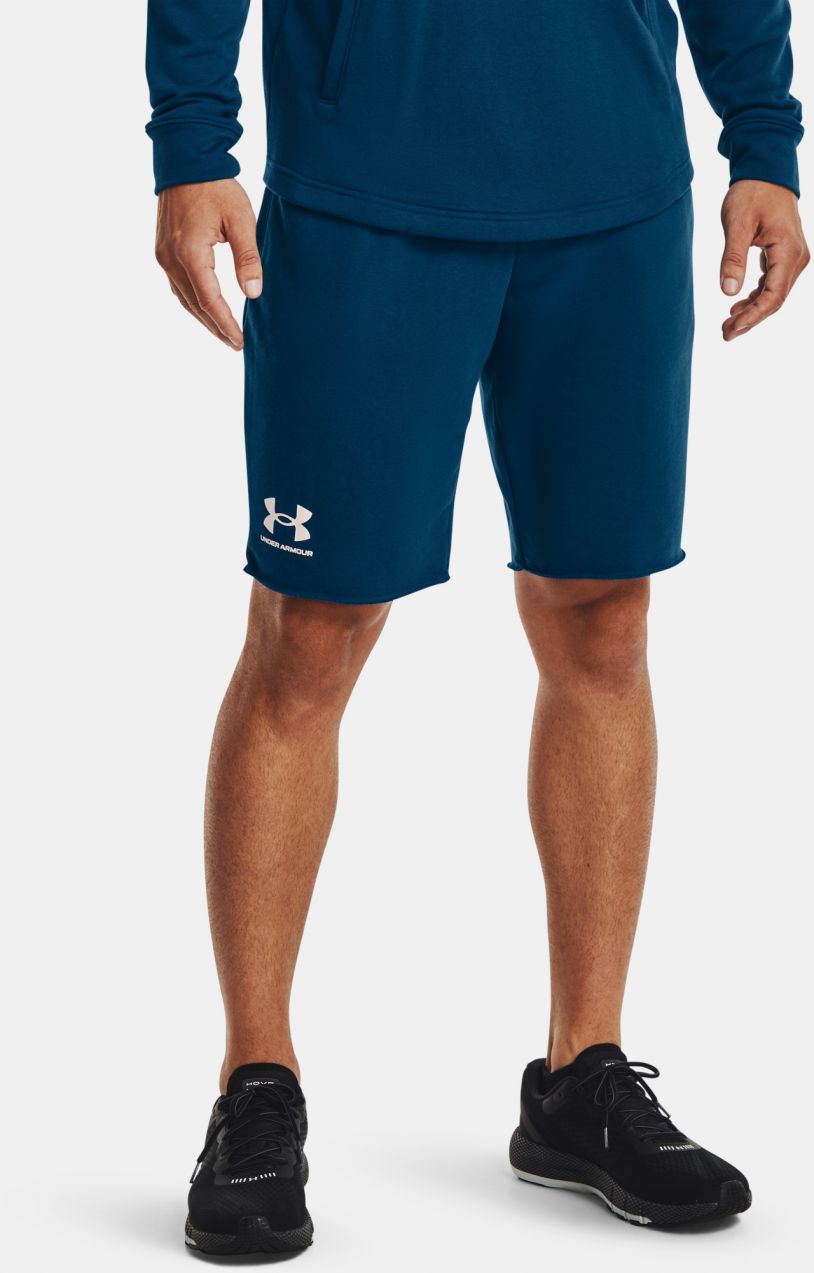 Under Armour UA RIVAL TERRY SHORT - modré