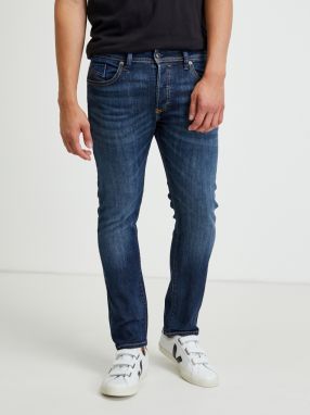 Tmavomodré pánske džínsy Diesel Buster slim fit