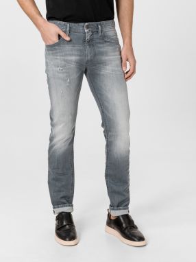 Slim fit pre mužov Diesel - sivá