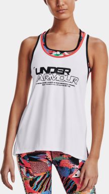 Under Armour Knockout Tank CB Graphic - biela