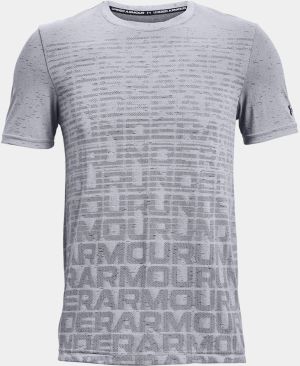 Under Armour Seamless Wordmark Tričko Šedá
