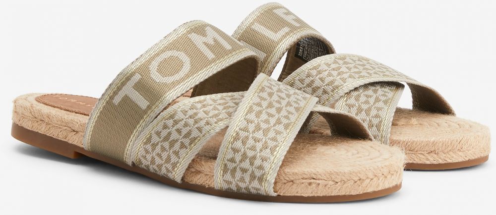 Papuče, žabky pre ženy Tommy Hilfiger - svetlozelená