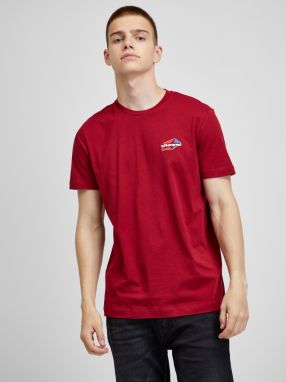 Červené pánske tričko Diesel Diegos
