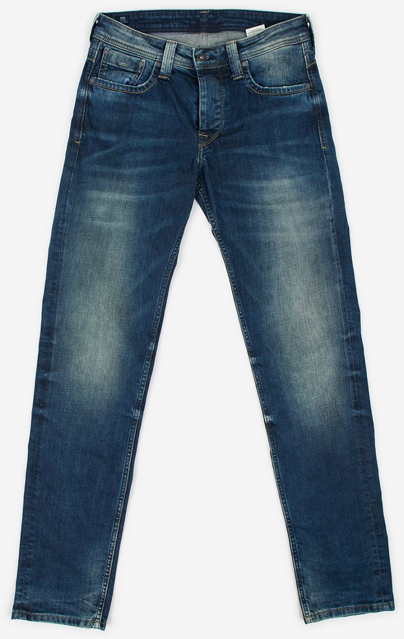 Straight fit pre mužov Pepe Jeans - tmavomodrá