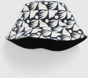 Čierny dámsky vzorovaný klobúk GAP × Bailey Elder