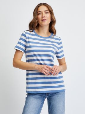 Modré pruhované tričko z organickej bavlny GAP