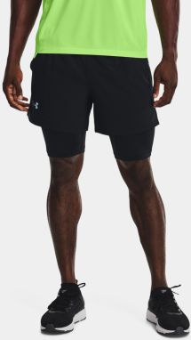 Kraťasy Under Armour UA LAUNCH 5'' 2-IN-1 SHORT - čierna