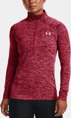 Tričko Under Armour Tech 1/2 Zip - Twist - ružové