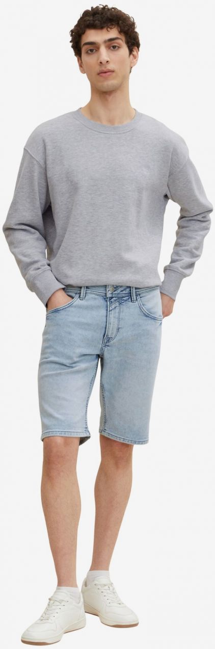 Svetlomodré pánske džínsové šortky Tom Tailor Denim