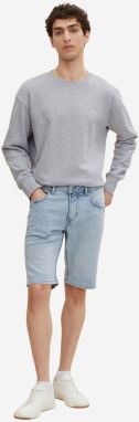 Svetlomodré pánske džínsové šortky Tom Tailor Denim