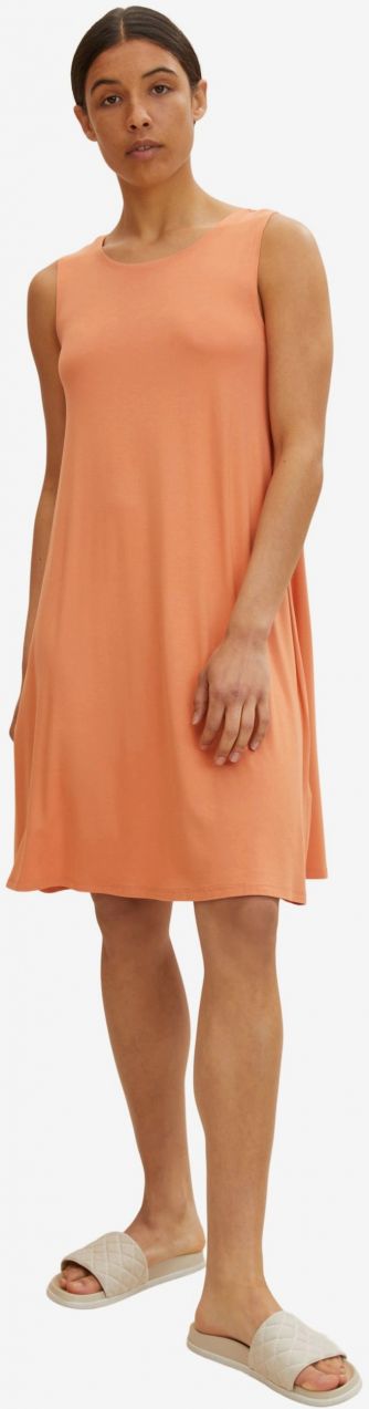 Oranžové dámske šaty Tom Tailor