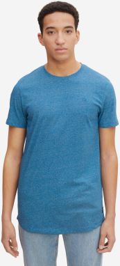 Modré pánske pruhované základné tričko Tom Tailor Denim