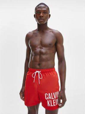 Plavky pre mužov Calvin Klein - červená