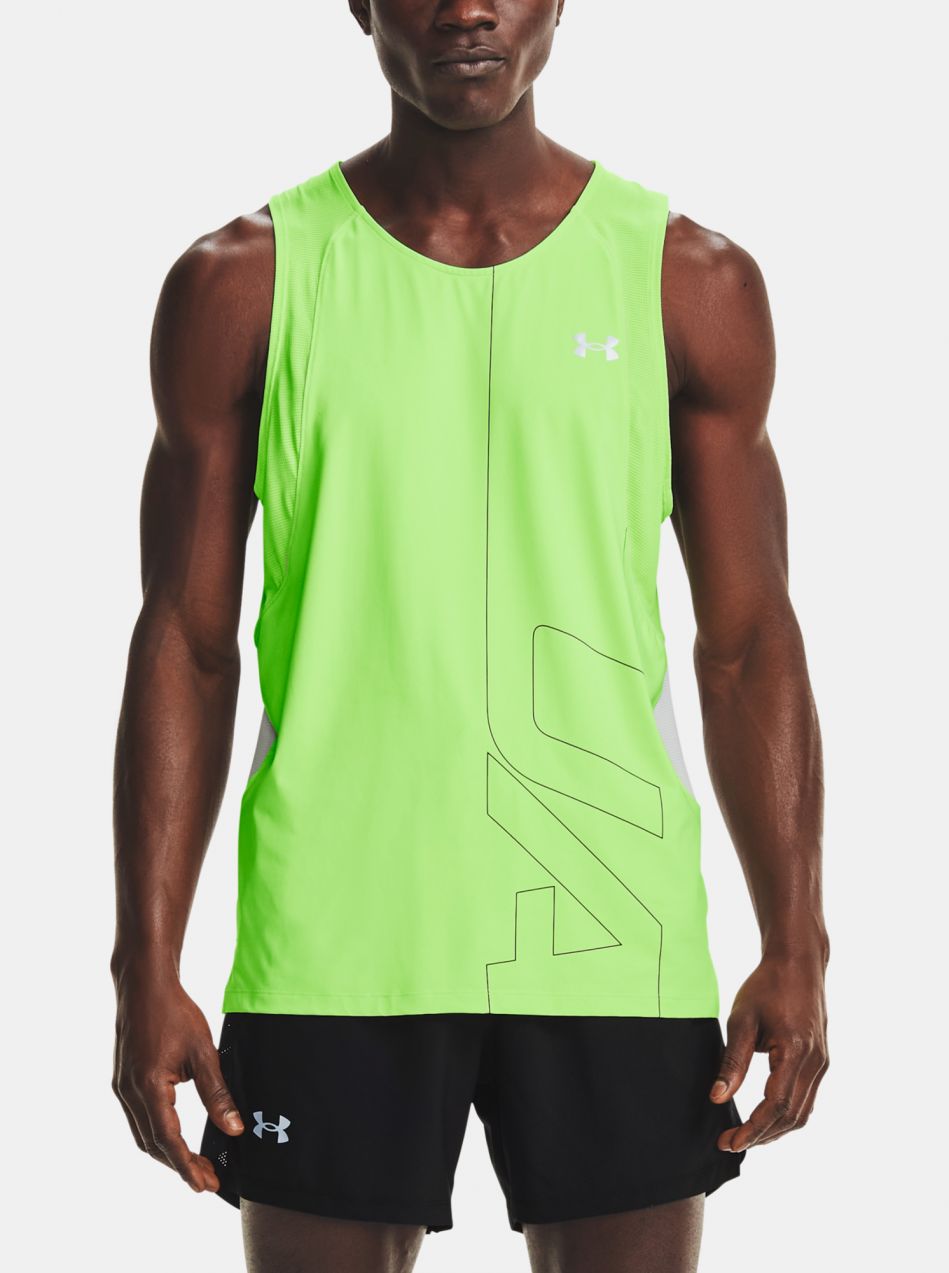Under Armour Iso-Chill Run 200 Vent Tielko Zelená