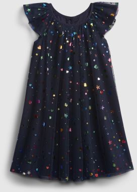 Modré dievčenské šaty GAP galéria
