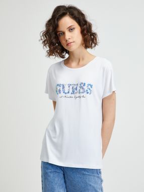 Biele dámske tričko Guess galéria