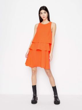 Šaty na denné nosenie pre ženy Armani Exchange - oranžová
