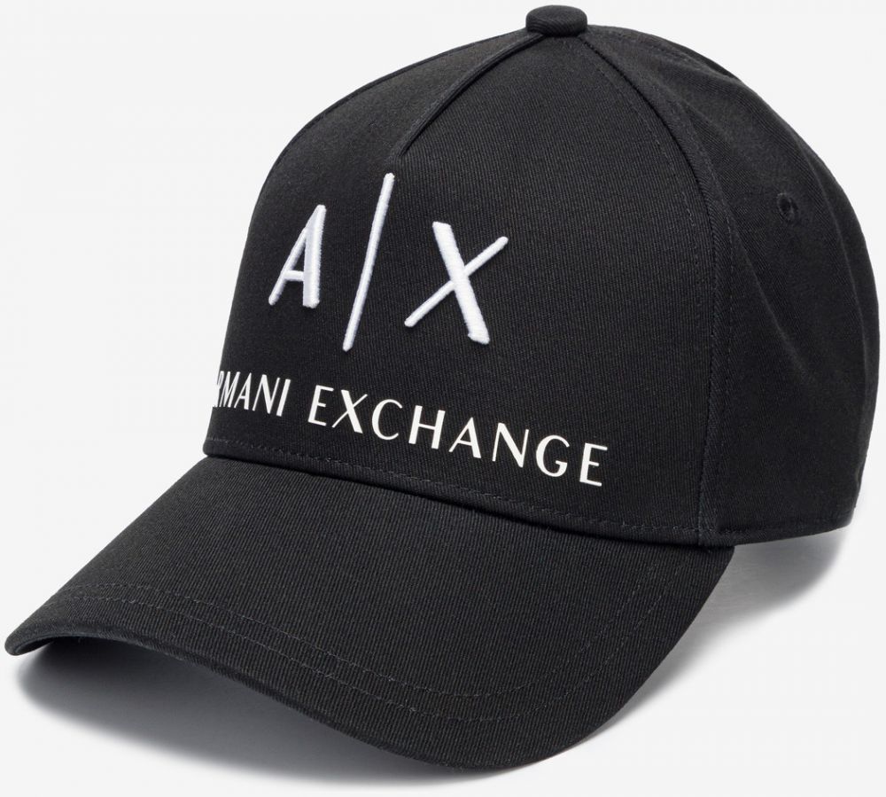Šiltovky pre mužov Armani Exchange - čierna