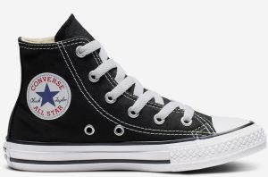 Čierne detské členkové tenisky Converse