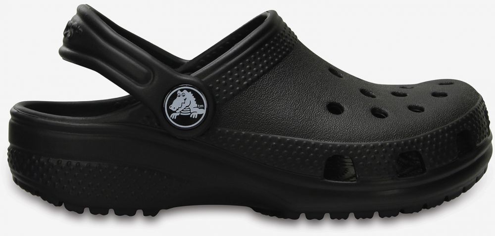 Čierne detské papuče Crocs
