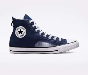 Tmavomodré členkové tenisky Converse Chuck Taylor All Star Hickory
