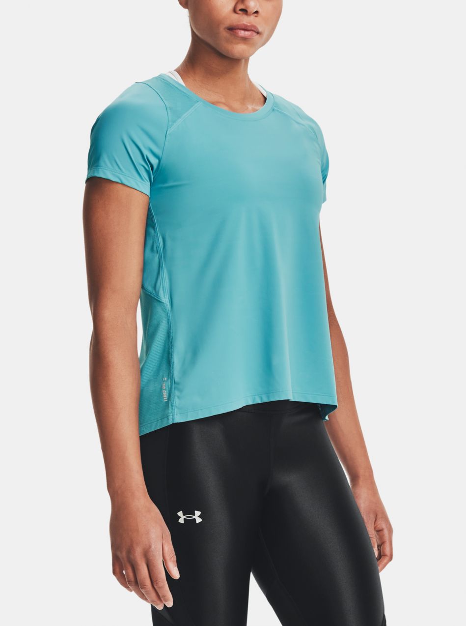 Under Armour dámske tričko IsoChill Run 200 SS-BLU