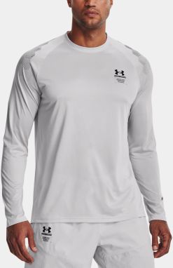 Tričko Under Armour UA Armourprint LS - šedá